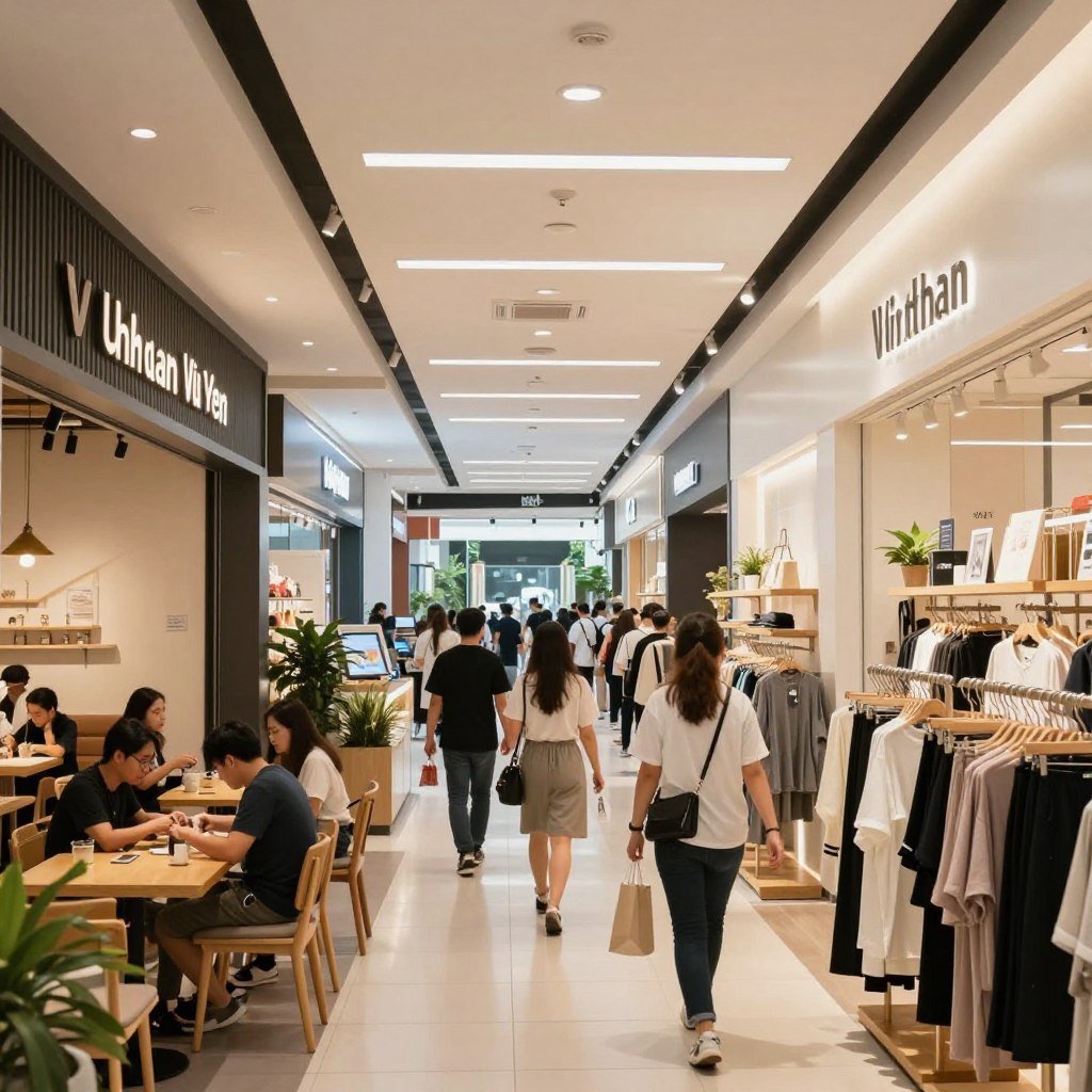 Hoạt động kinh doanh sầm uất tại shophouse Vinhomes Vũ Yên Hoạt động kinh doanh sầm uất tại shophouse Vinhomes Vũ Yên