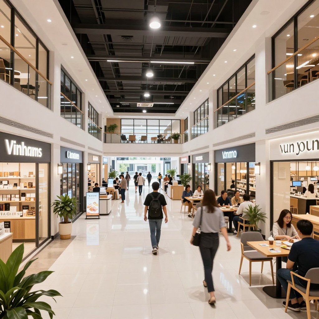 Mô hình cho thuê shophouse Vinhomes Vũ Yên với nhiều thương hiệu Mô hình cho thuê shophouse Vinhomes Vũ Yên với nhiều thương hiệu